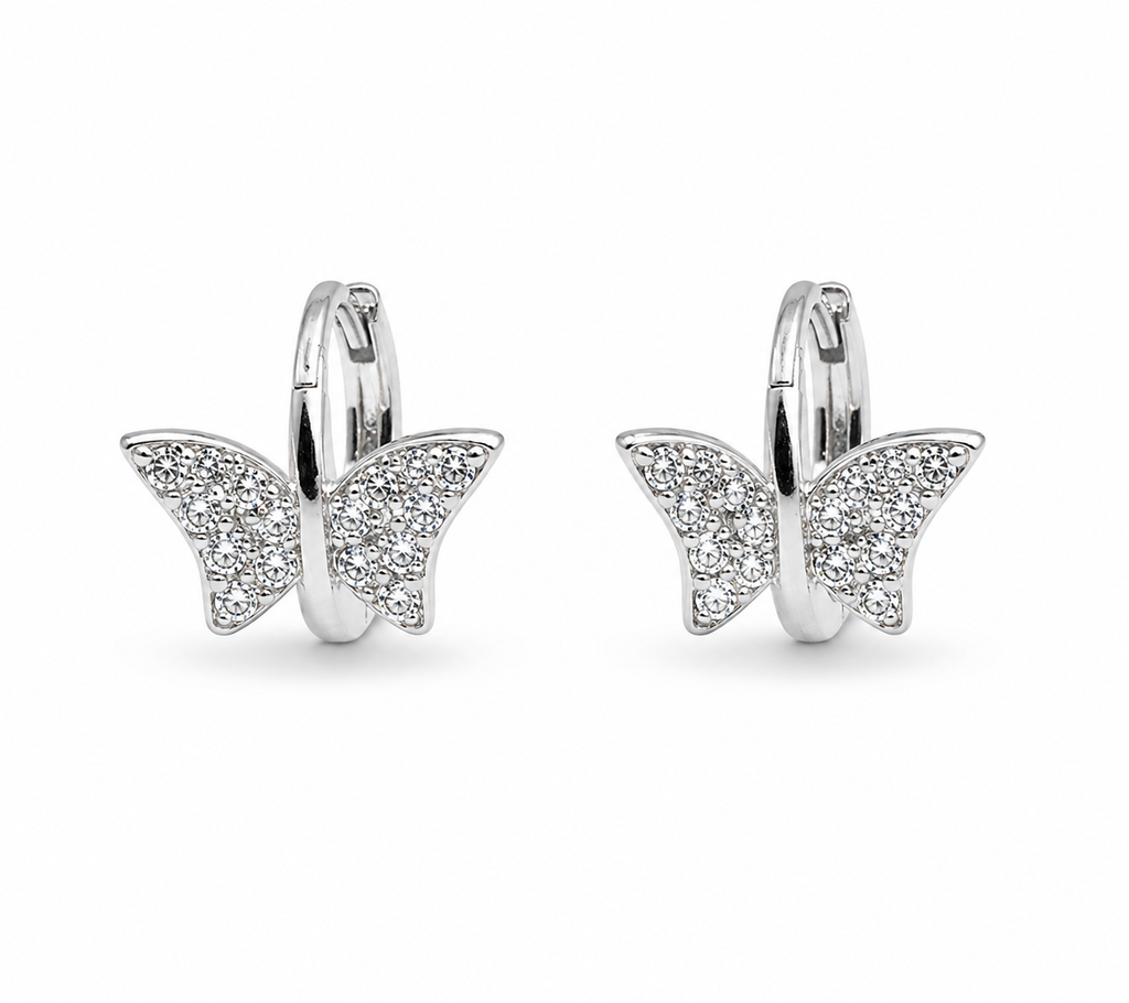 Butterfly  Hoop Earrings (For Kids)