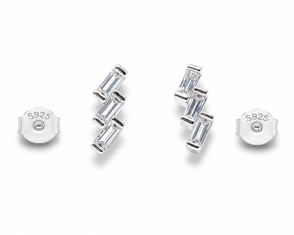 Zig-Zag Stud Earrings (For Kids)