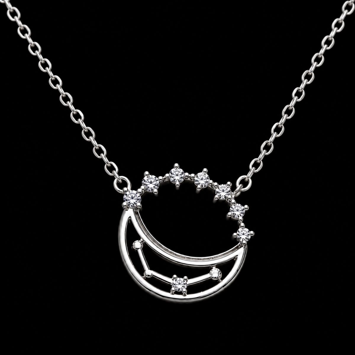 Elegant Crescent Moon Necklace
