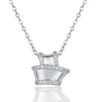 Necklace with Glistening Crystal Accents