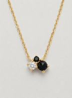 Chic Triple-Stone Contrast Necklace (for kids)