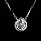 Interlocking Russian Ring Necklace