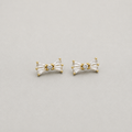 Crystal Bow Studs (For Kids)