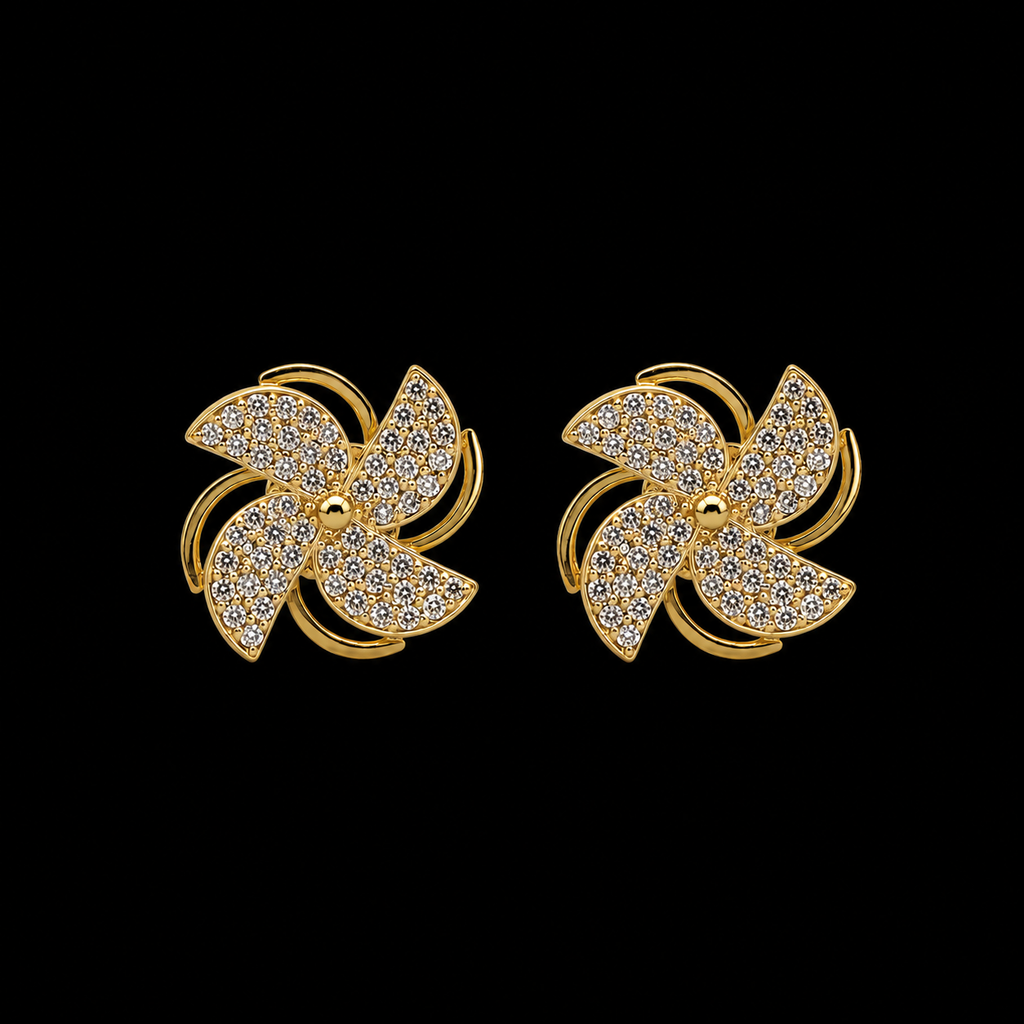 Rotating Pinwheel Studs