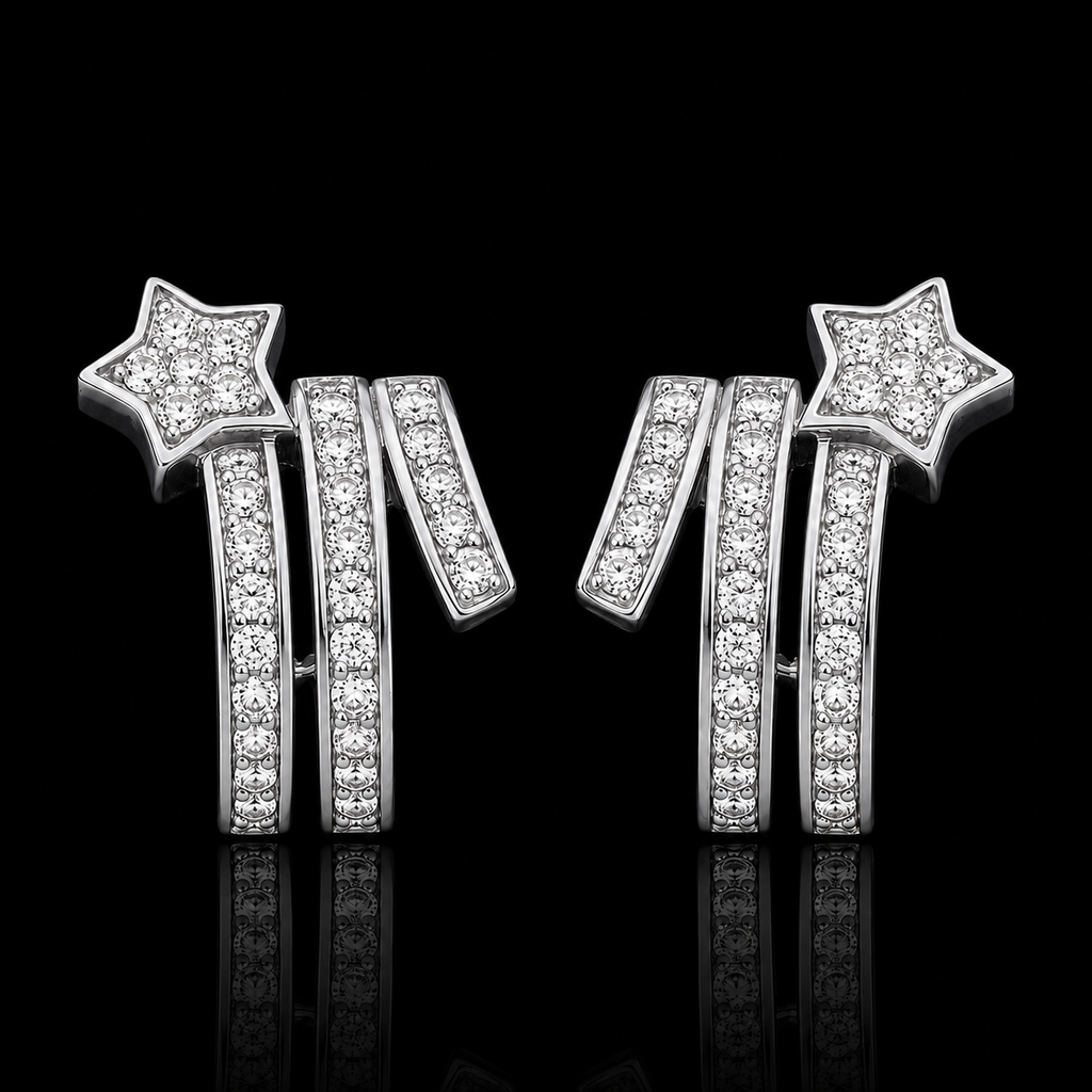 Shooting Star Stud Earrings