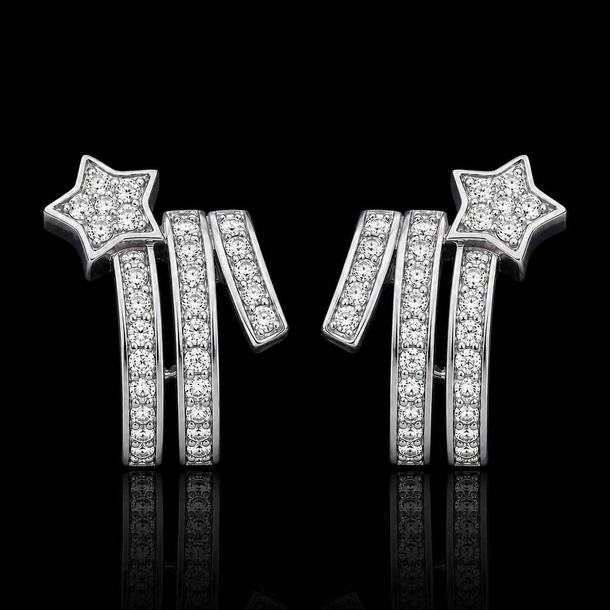 Shooting Star Stud Earrings