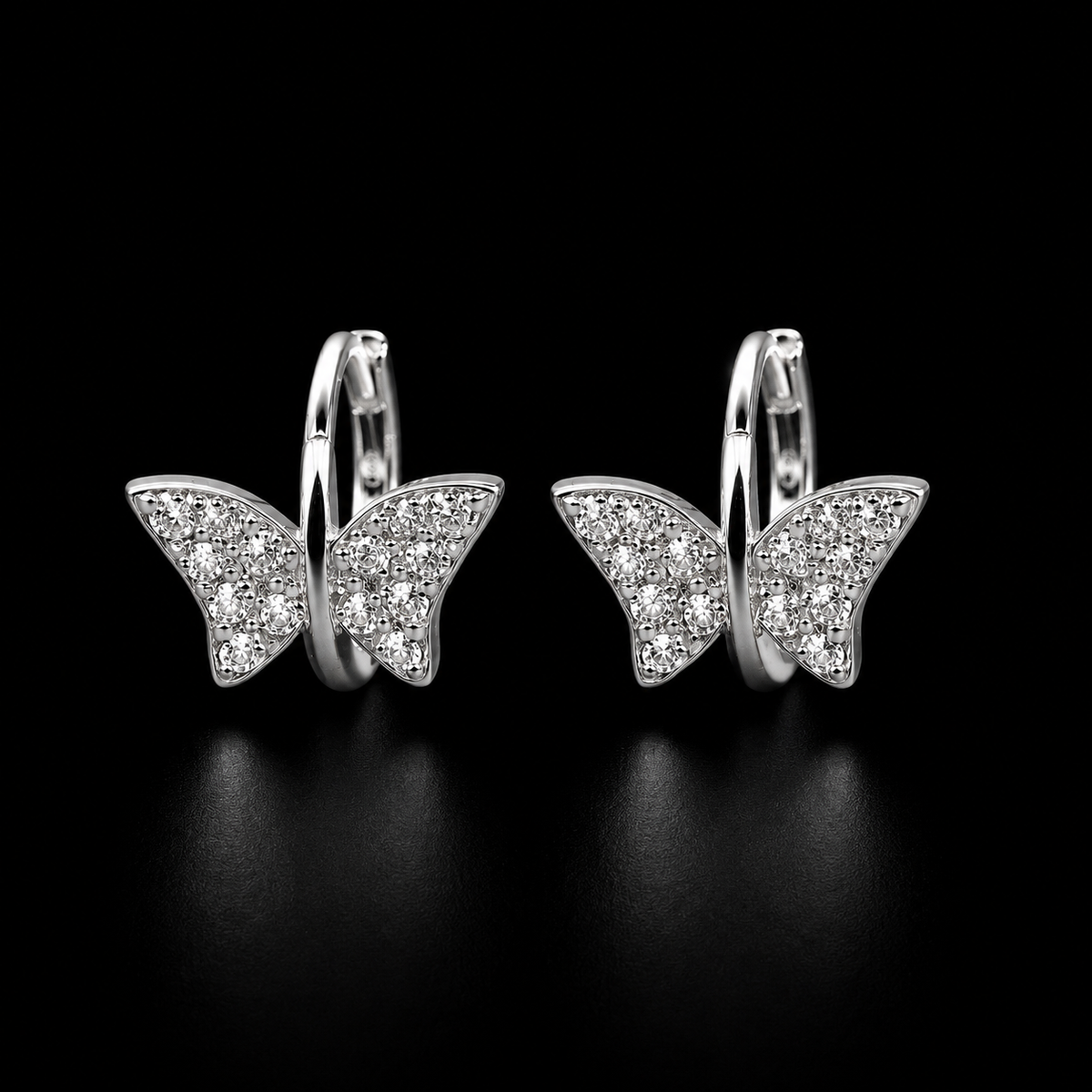 Butterfly  Hoop Earrings (For Kids)