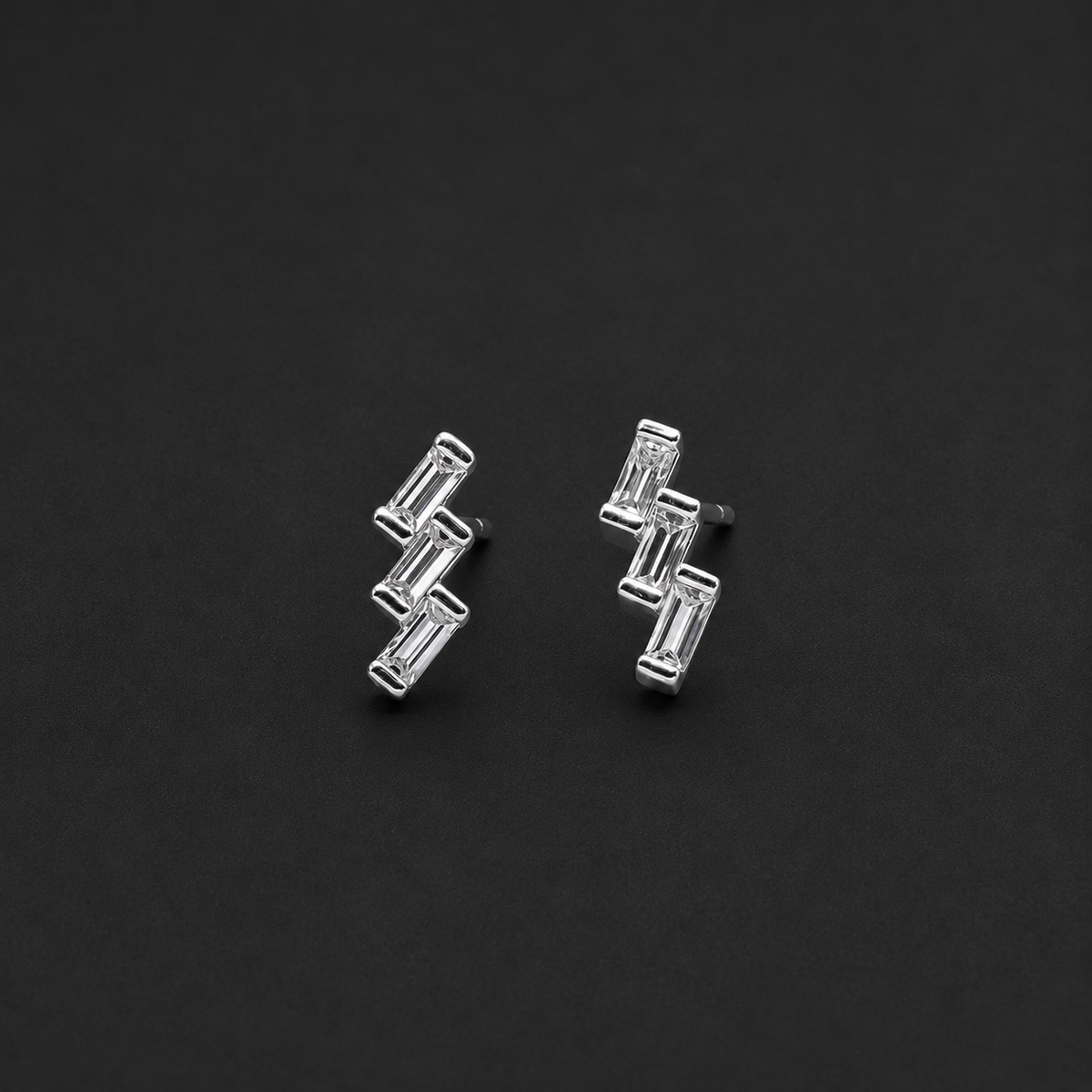 Zig-Zag Stud Earrings (For Kids)