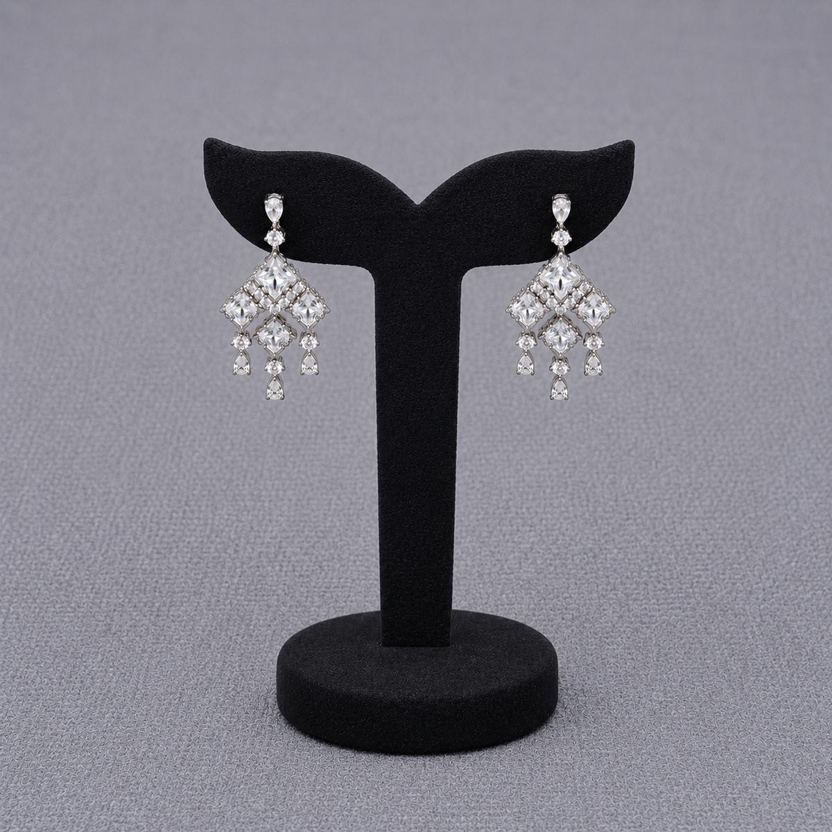 Radiant Square and Pear-Cut Crystals Set