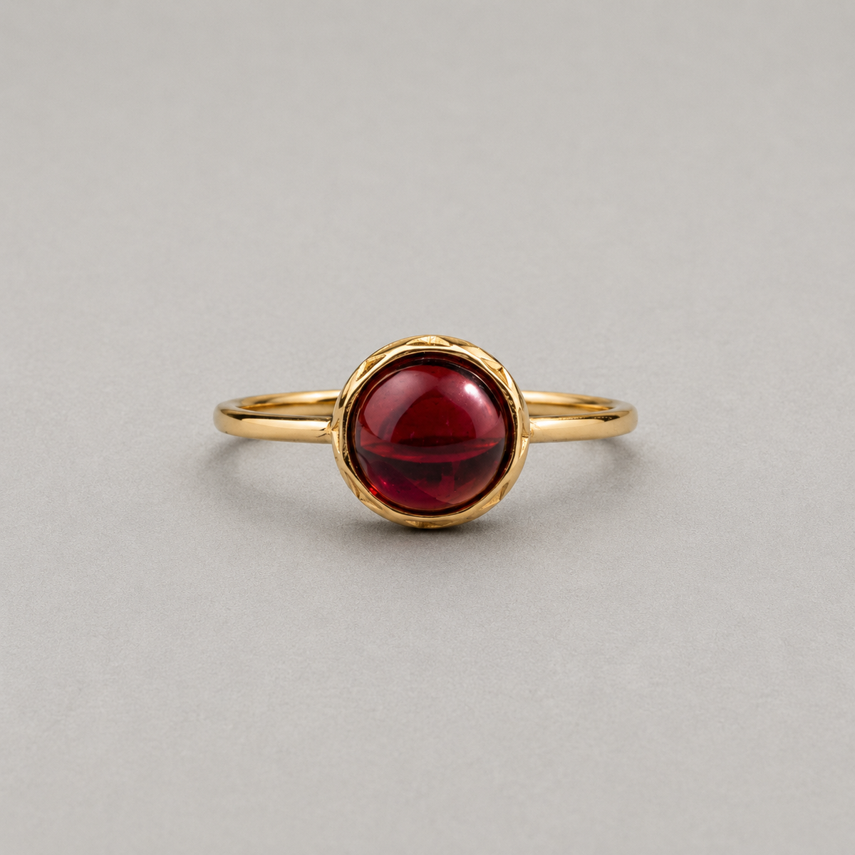 Red Garnet Ring