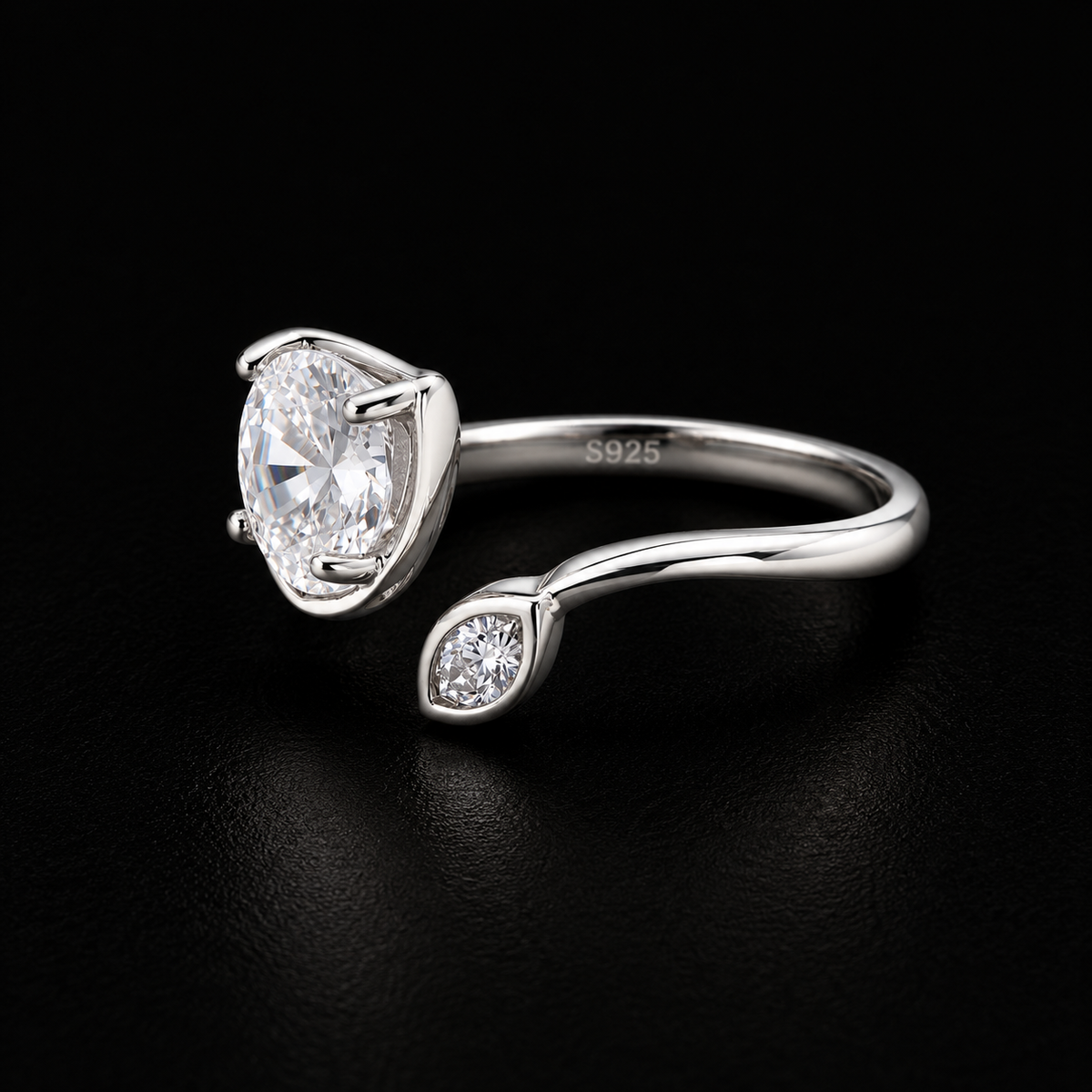 Enchanted Tulip Moonstone Ring