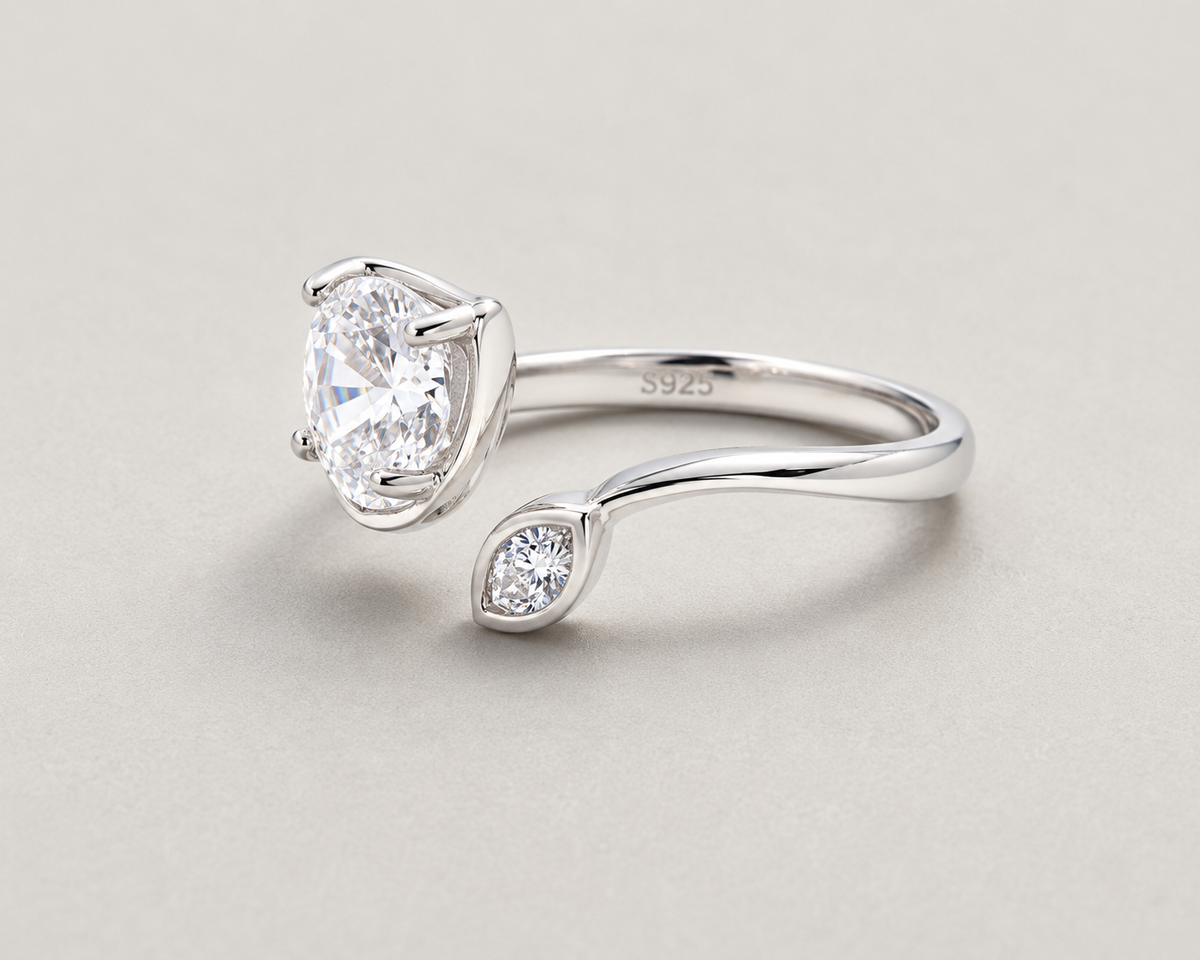 Enchanted Tulip Moonstone Ring