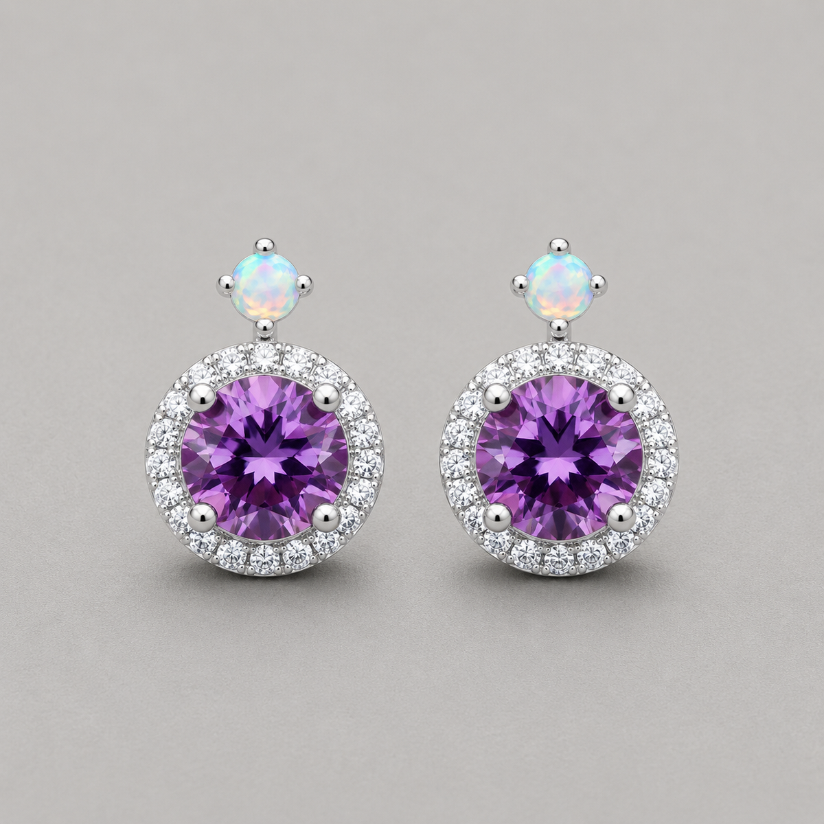 Elegant Alexandrite Studs