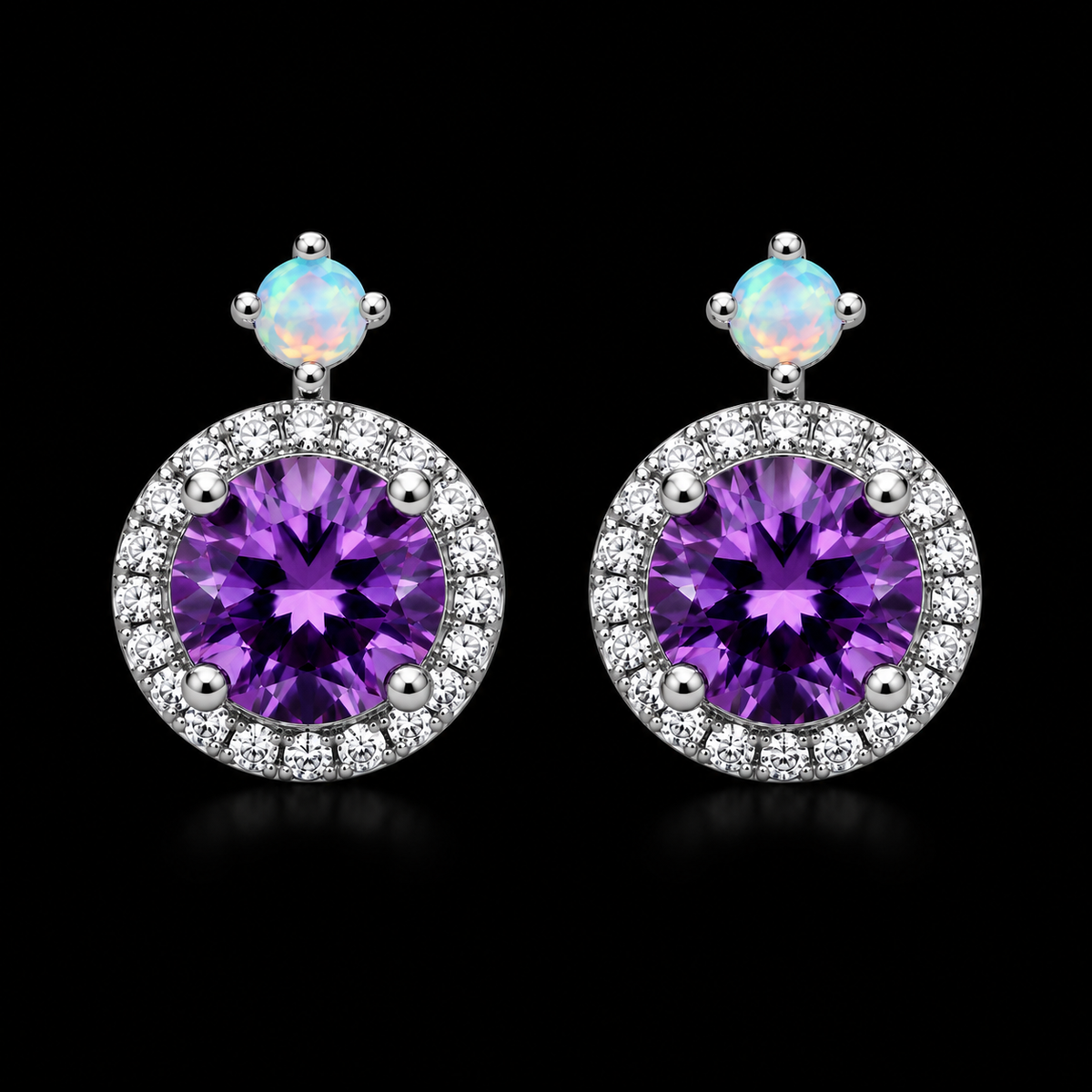 Elegant Alexandrite Studs