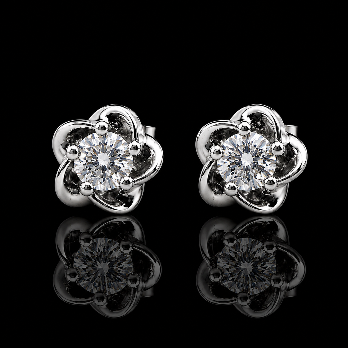 Camellia Blossom Studs