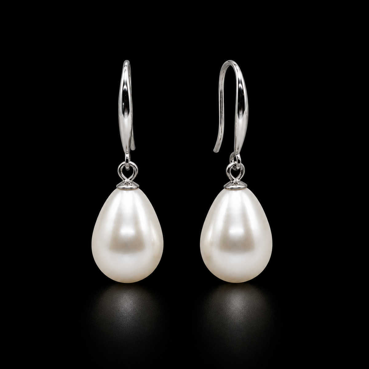Teardrop Pearl Earrings