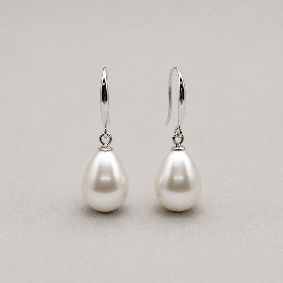 Teardrop Pearl Earrings