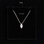 S925 Silver Marquise Moissanite Marquise Cut Necklace