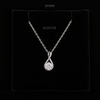 Infinity Loop Round Cut Pendant