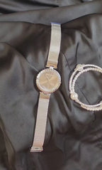 HANNAH MARTIN 1571 Women’s Fashion Watch – Unique Simple Design with Japanese Quartz & Stainless Steel Silver